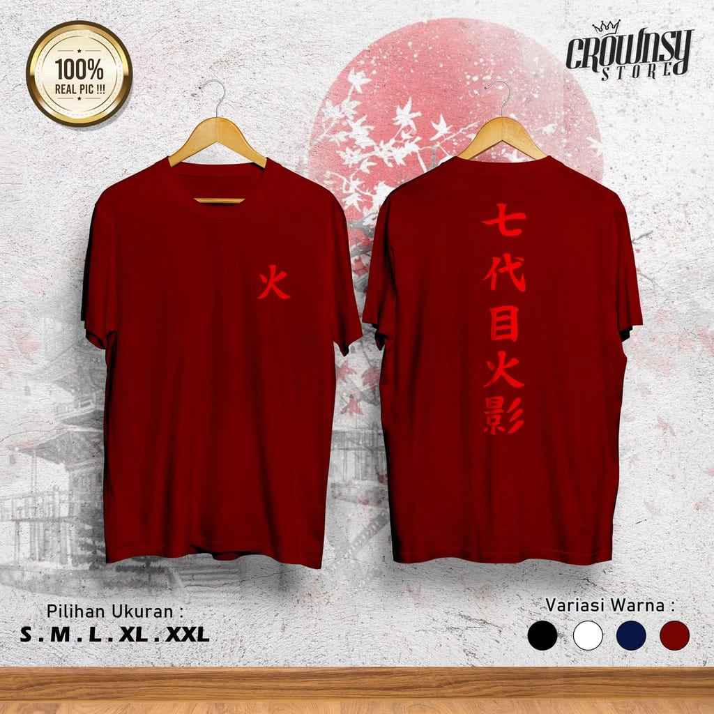 Minato Hokage Combed 30S warna merah