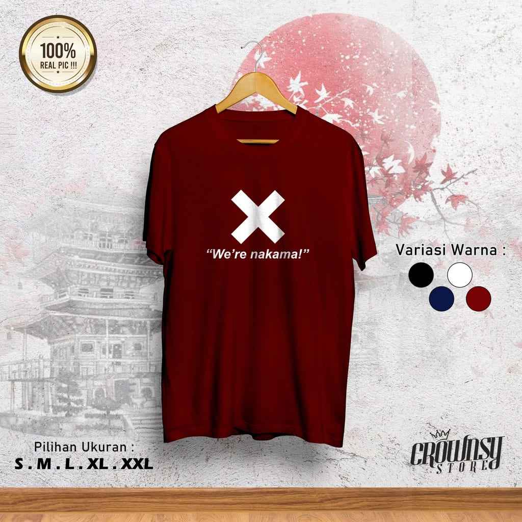 We're Nakama Combed 30S warna merah