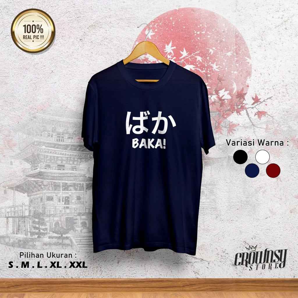 Baka Combed 30S warna navy